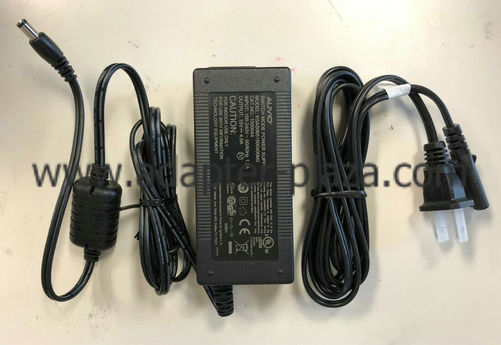 *Brand NEW*Auvio KSAS0651500400M2 1500044 15V 4.0A AC DC Adapter POWER SUPPLY